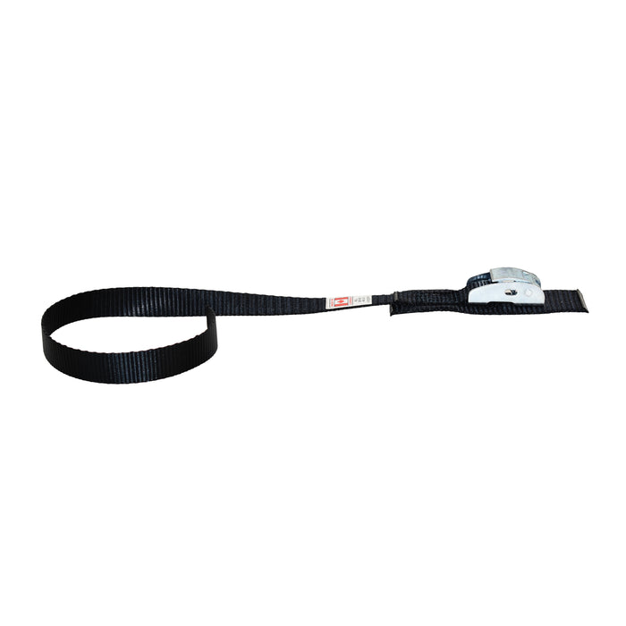 1" Black Endless Strap w/ Cam Buckle & Wear Pad | 1,300 Lbs. Breaking Strength