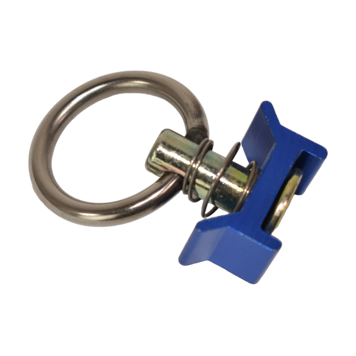 Single Stud Fitting w/ Round Ring - Stainless Steel