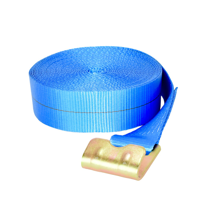 3" Winch Strap w/ Flat Hook | 16,200 Lbs. Breaking Strength