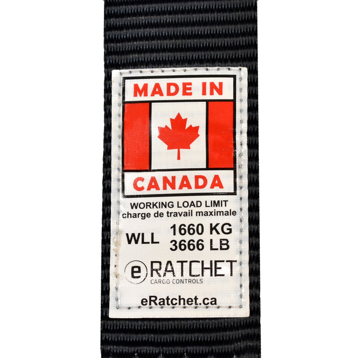 2" Heavy Duty Winch Strap w/ Heavy Duty Double J Wire Hook | 11,000 Lbs. Breaking Strength