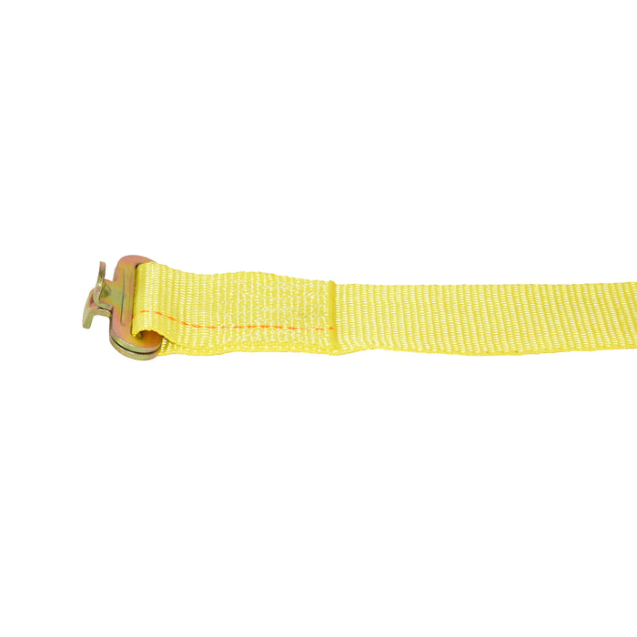 2" Short & Wide Handle Ratchet Strap w/ F Butterfly Track Fittings | 2,000 Lbs. Breaking Strength