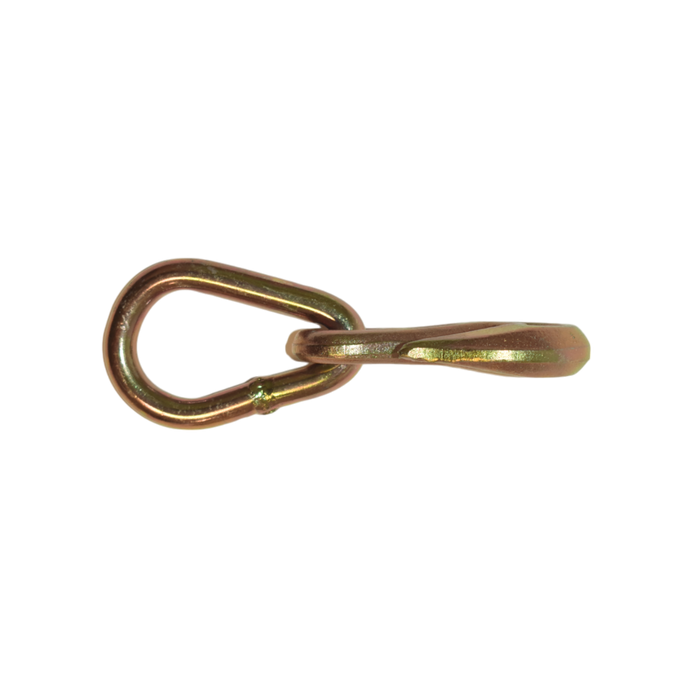 Clevis Grab Hook w/Pear Link for 2" to 4" webbing | 16,200 Lbs. Breaking Strength