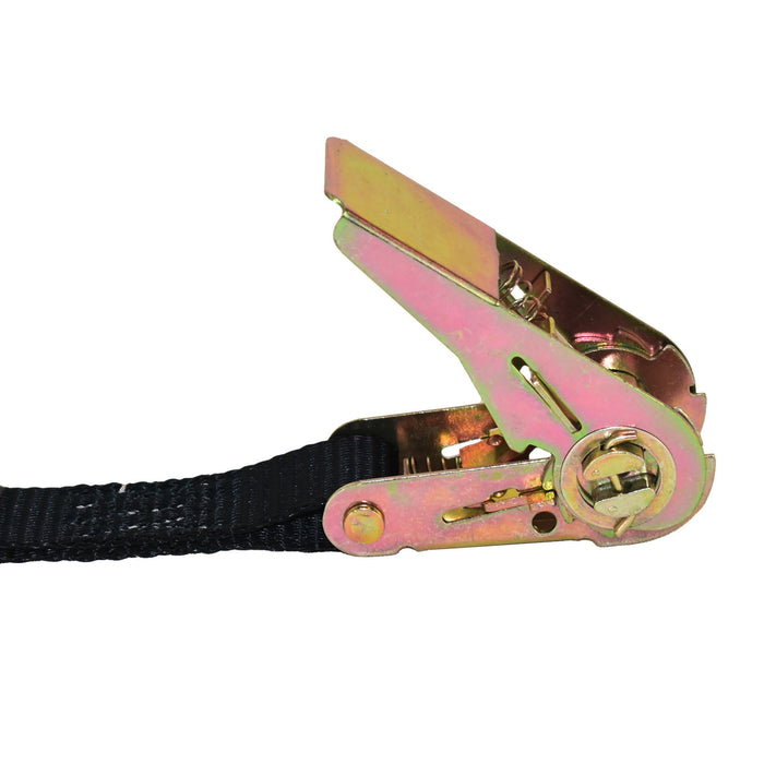 1" Black Endless Strap w/ Thumb Ratchet Strap | 1,500 Lbs. Breaking Strength